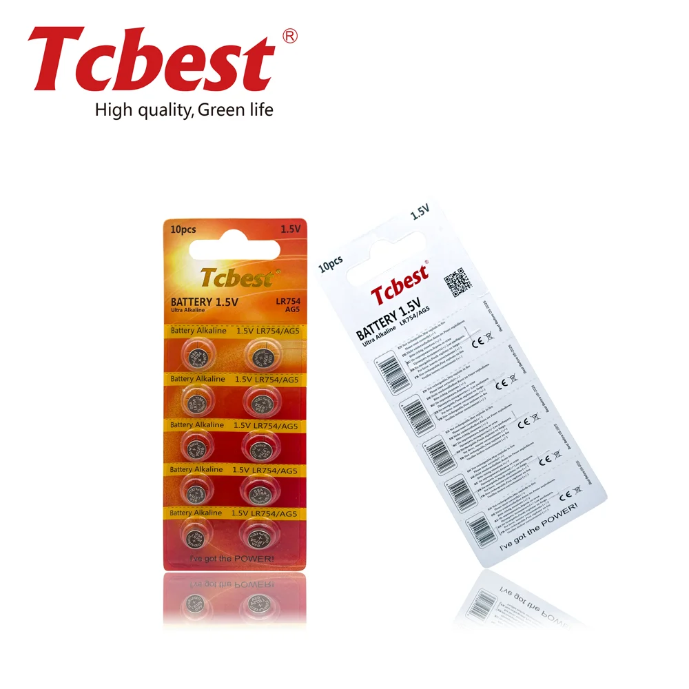 AG5 LR626 377A Alkaline Button battery coin cell CE Certified 0% Hg Ag3 Ag4 Ag10 Ag13 Ag 13 Pila A76 357A LR44 AG0 AG1 AG4 AG5