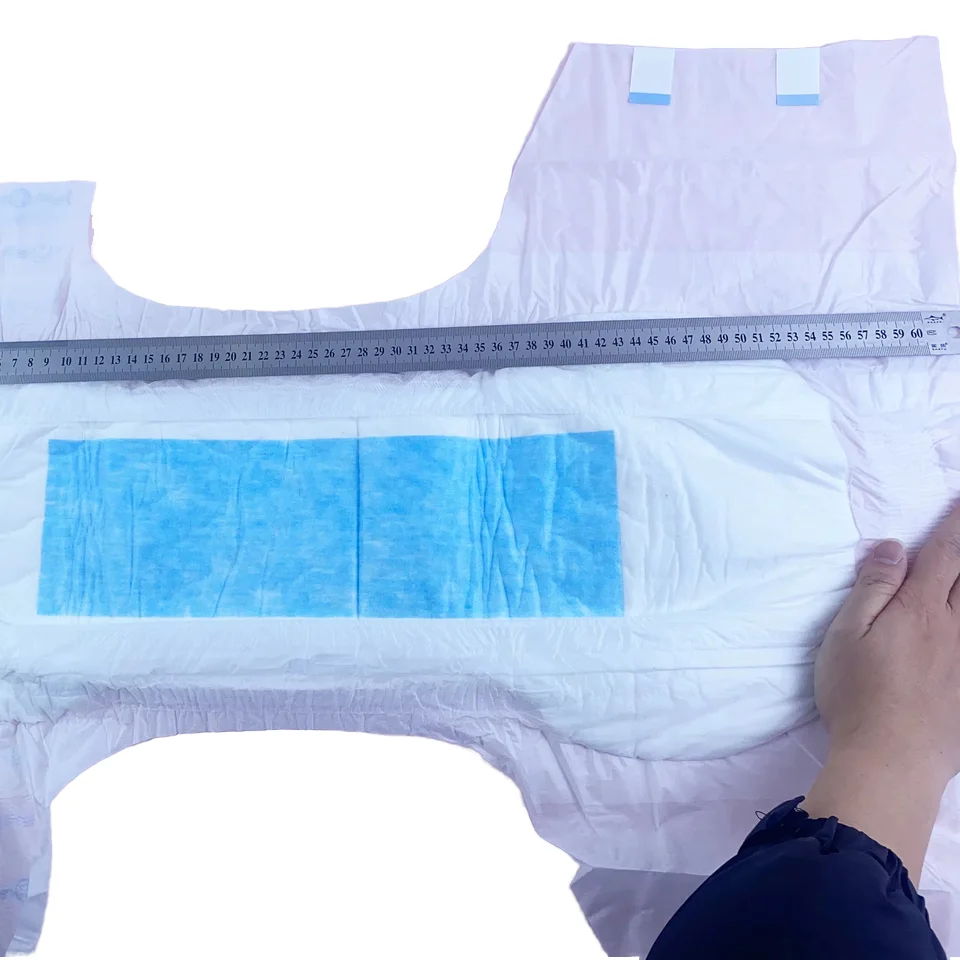 Wholesale Disposable Adult Diaper Thick High Quality Non Woven Fabric Bamboo  biodegradable OEM Printed ABDL Design Free Samples