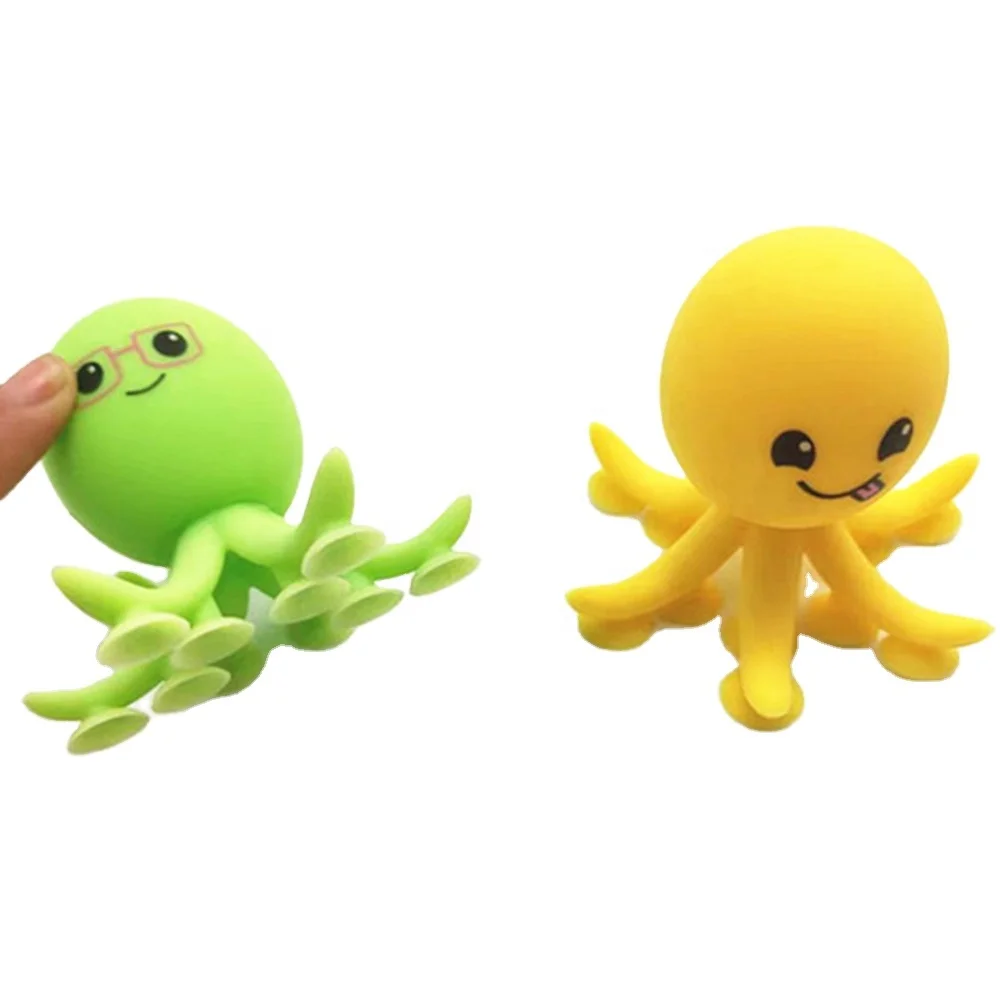 Kids octopus silicone suction toys adult depression and anxiety relief toy other toys animal