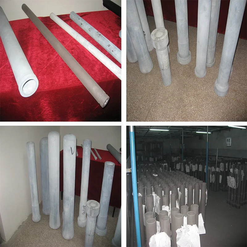 Factory Price Nitride Bonded Silicon Carbide Thermalcouple Protection Tube