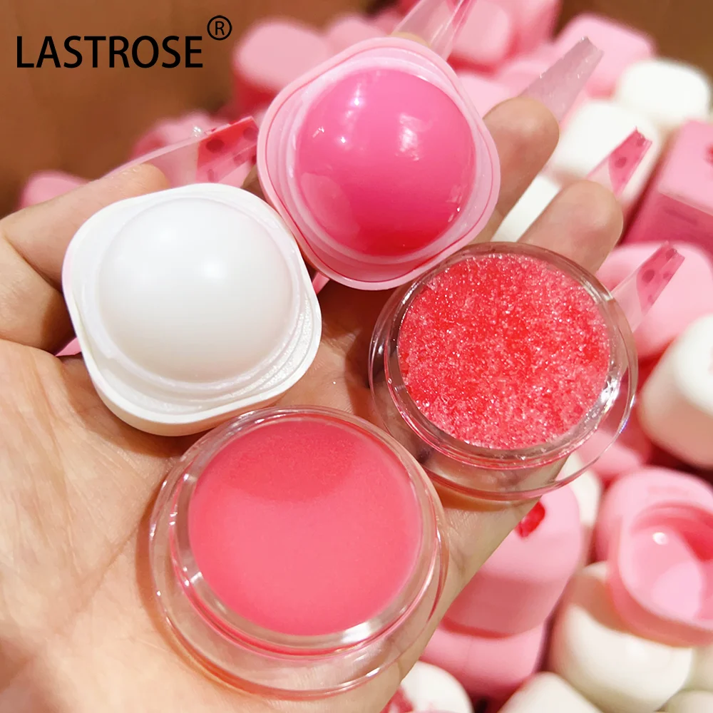 Cute Organic Lip Butter Round Ball Lip Balm Private Label Moisturizing Fruit Flavor Chap Stick Lip Balm Ball