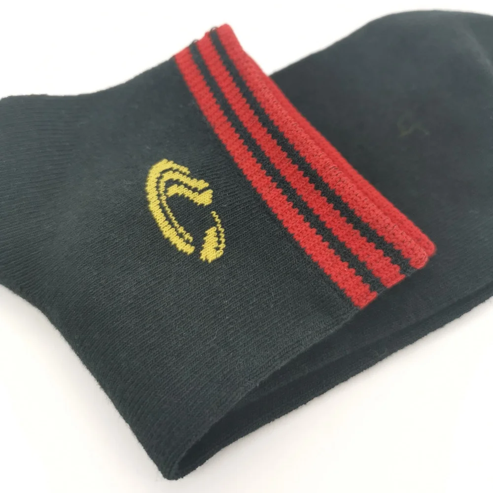 High Quality Men Socks For Winter Black Business Socks Uniform Elite