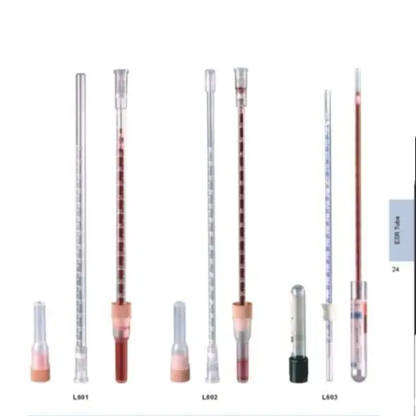 china serological pipette disposable ESR pipettes medical diagnostic ESR pipette tube