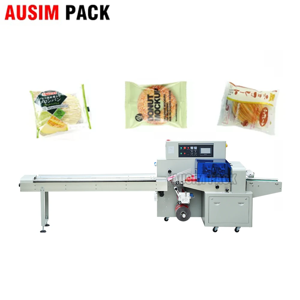 Fudge Gummy Snacks Sachet Packaging Machine Soft Fudge Jelly Toffee Candy Pillow Automatic High Speed Packing Machine