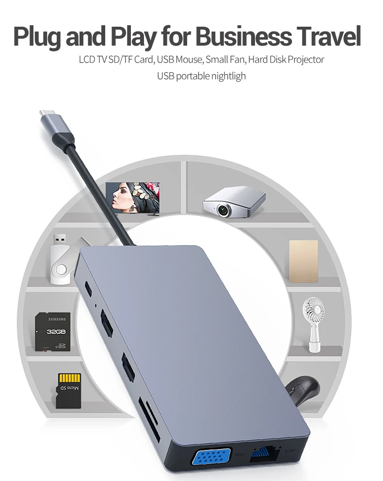  Горячая Распродажа 12 Порт Usb концентратор с двумя Hdtv Внутренний 3 0 хаб в 1 взаимный обмен данными между компьютером и периферийными устройствами для