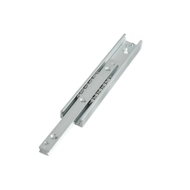 76mm Heavy Duty Industrial Drawer Slides Locking Full Extension 500LB Load Drawer Runners Ball Bearing Side Mount Rail