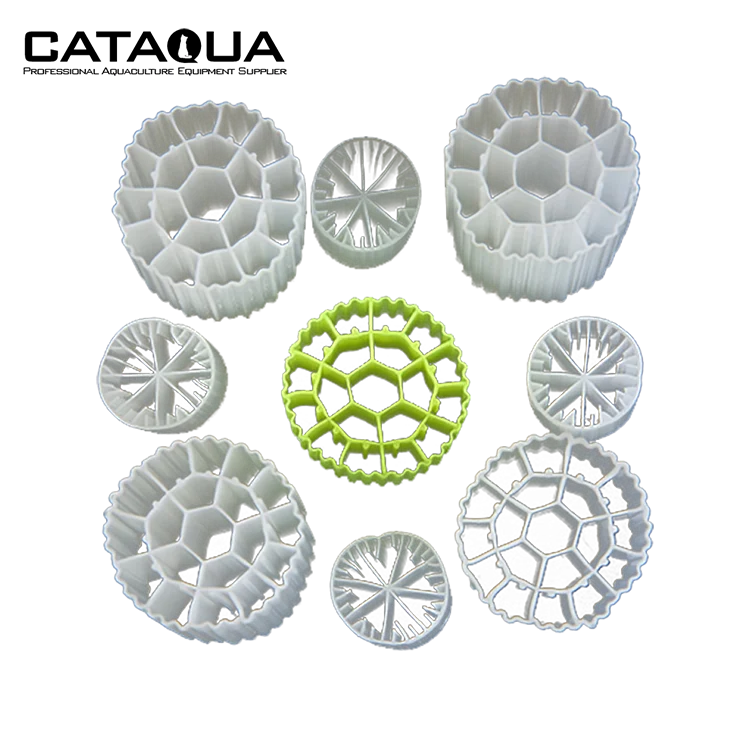 CATAQUA High Efficiency Large Surface Moving Bed MBBR Bio Filter Media