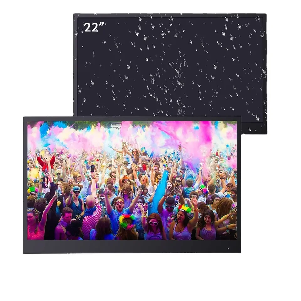 Soulaca 22 дюймов черный ванная комната водонепроницаемый Smart LED Android TV с