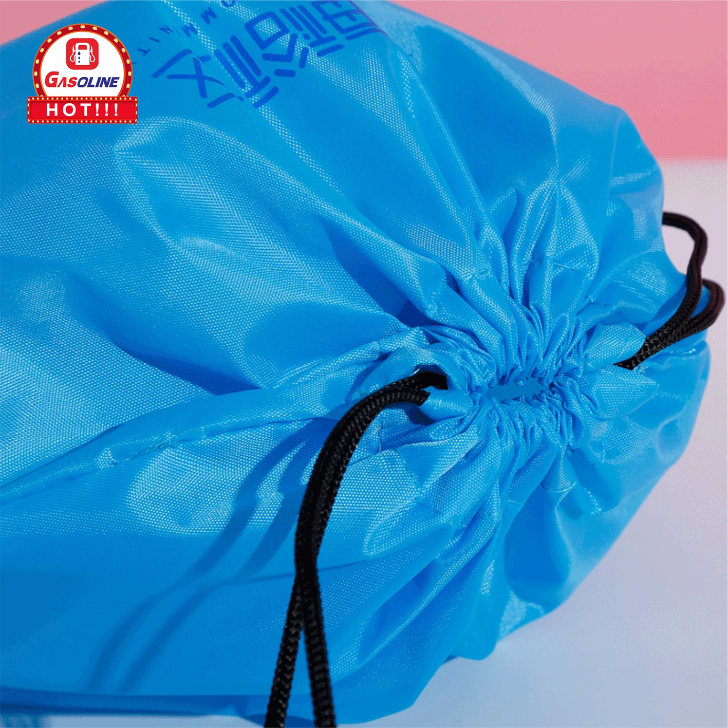 Customized Logo Promotional Recyclable Packaging Polyester Drawstring Bag