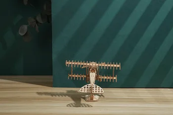 Оптовая продажа Новые Образовательные товары деревянные 3d модели самолетов детские головоломки украшения ручной работы