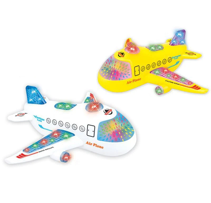 New Arrival Electric Universal Airliner Plane Toy Kids Airplane Toys Plane with 3D Lights and Music