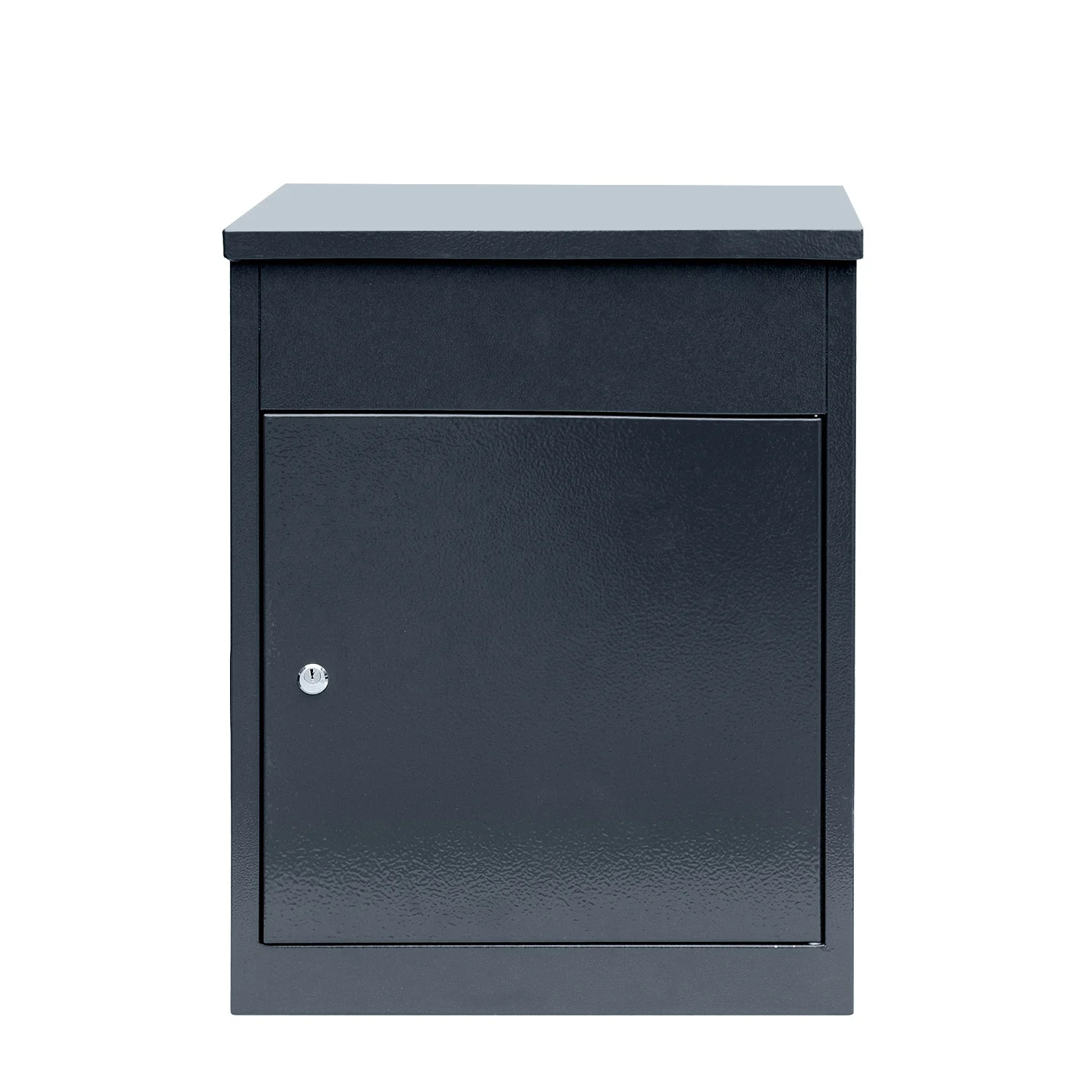 AJF Waterproof Outdoor Parcel Delivery Drop Box Large Home Package Wall Mount Mailbox Post Lock Apartment Garden Use Newspaper