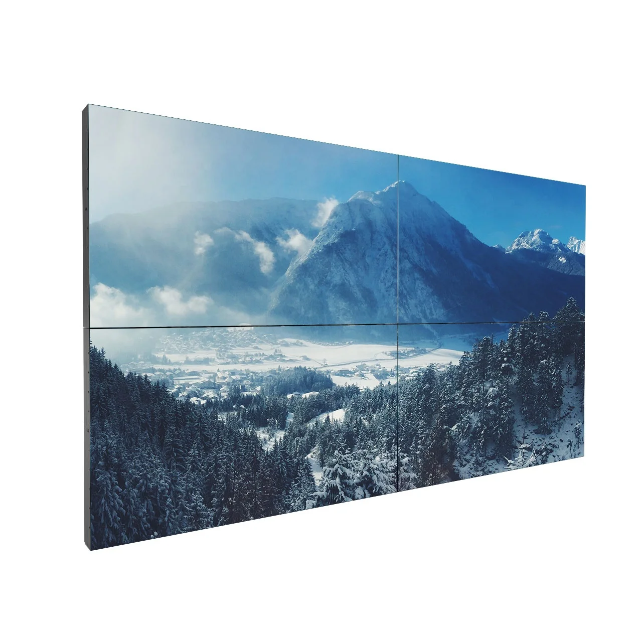 LOFIT LG panel 49 55 inch 2x2 2x3 3x3 1.7mm multi-screen videowall ultra-narrow bezel display did LCD video wall monitors