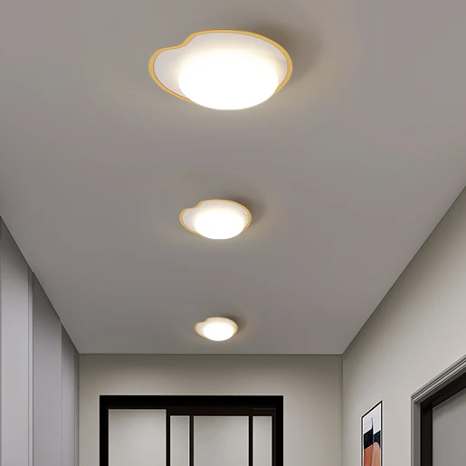 JJC Soft Style Modern Creative Design Nordic Style Bedroom Ceiling Lights for Corridor Balcony Aisle Lights Led Ceiling Lights