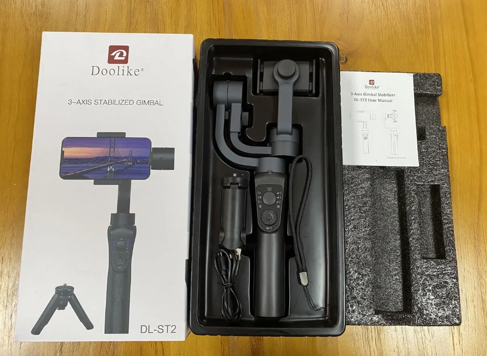 Mobile Phone Video Stabilizer 3 Axis Handheld Gimbal,Smooth Vlog Camera Controller Selfie Stick