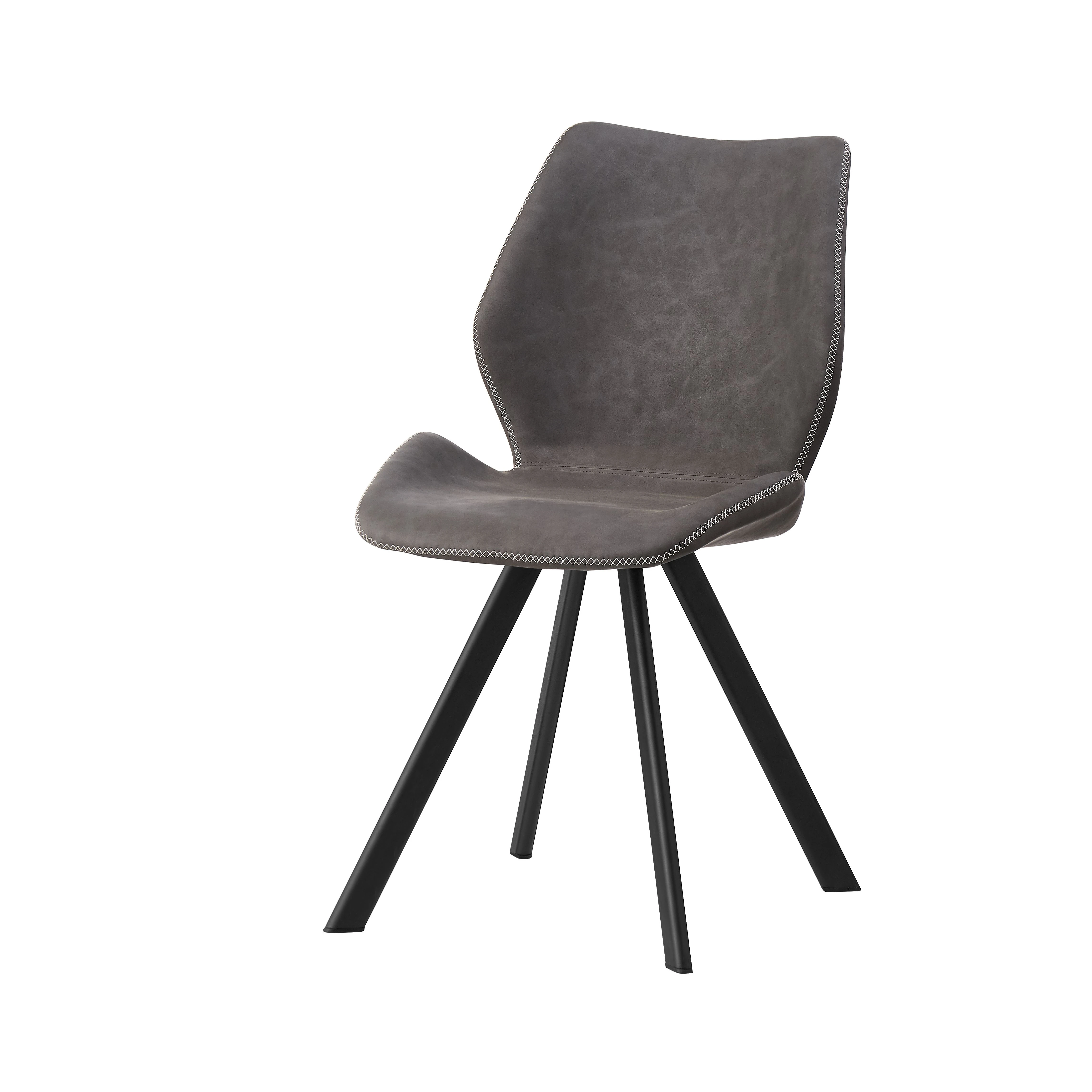 
Dining chair Senfan PU modern metal leg comfortable armchair upholstered elegant most popular nordic 