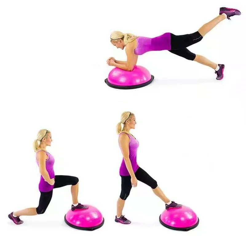 Лидер продаж, шикарный мяч для йоги 46 см, мяч для баланса из ПВХ, оборудование для фитнеса, тренажерного зала, мяч для занятий йогой, Женский мяч для занятий спортом