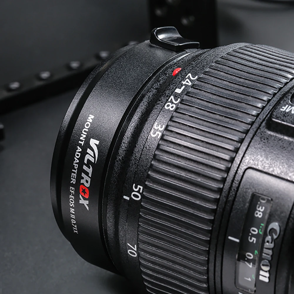 Viltrox EF-EOS M2 AF Auto-focus EXIF 0.71X Reduce Speed Booster Lens Adapter Turbo for Canon EF lens to EOS M5 M6 M50 Camera