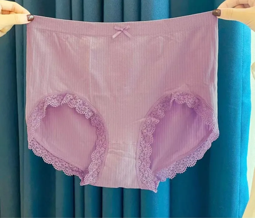 Mummy Panties Plus Large Size Underwear Graphene Cotton Crotch Mite-proof Comfortable Breathable Ladies Briefs