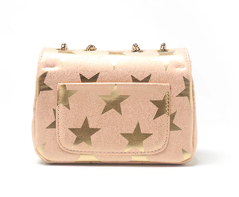 
2020 New Arrivals High Quality Original Handbag PU Leather Stars pattern Shoulder black Bag women ladies bags 