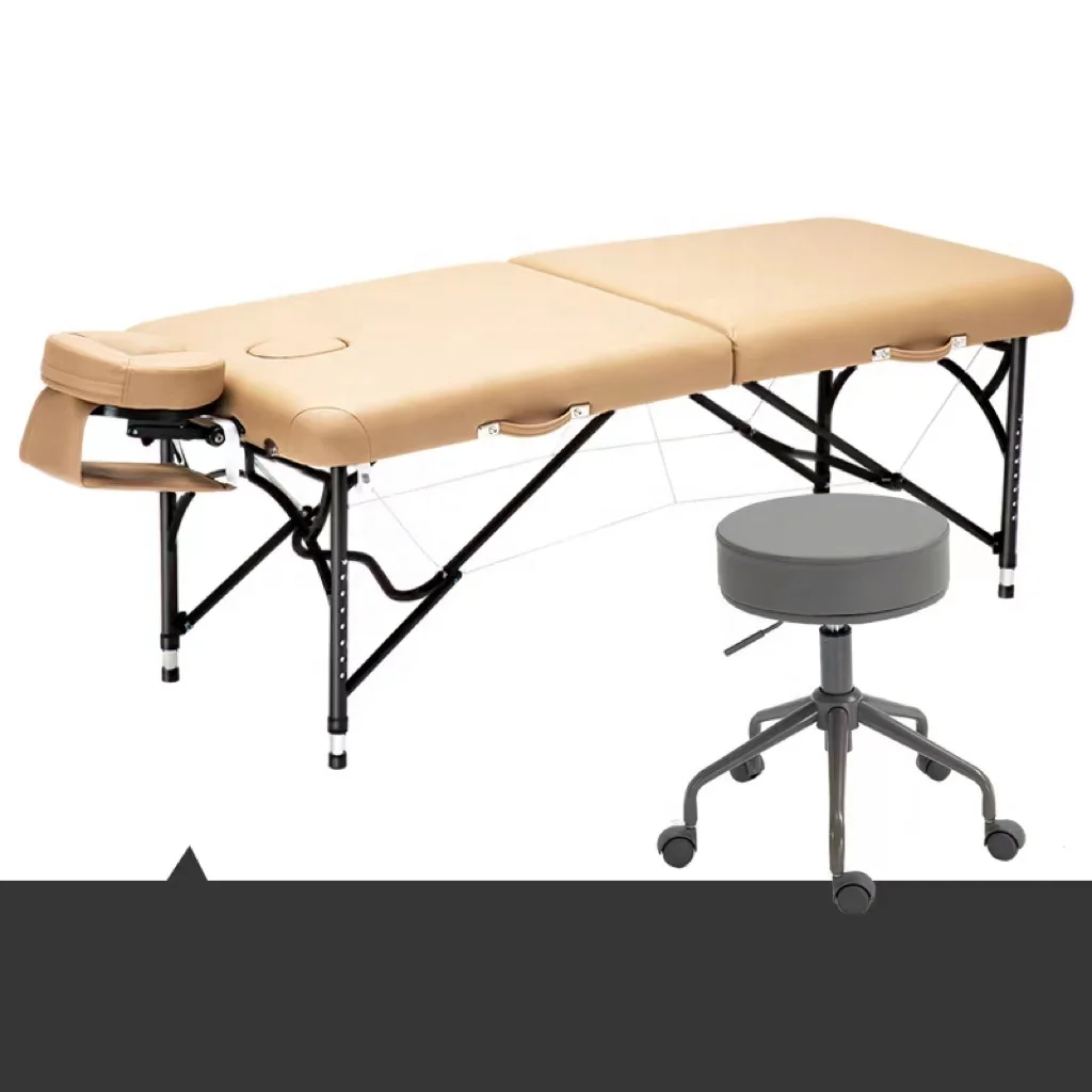 Aluminum folding massage table portable bed