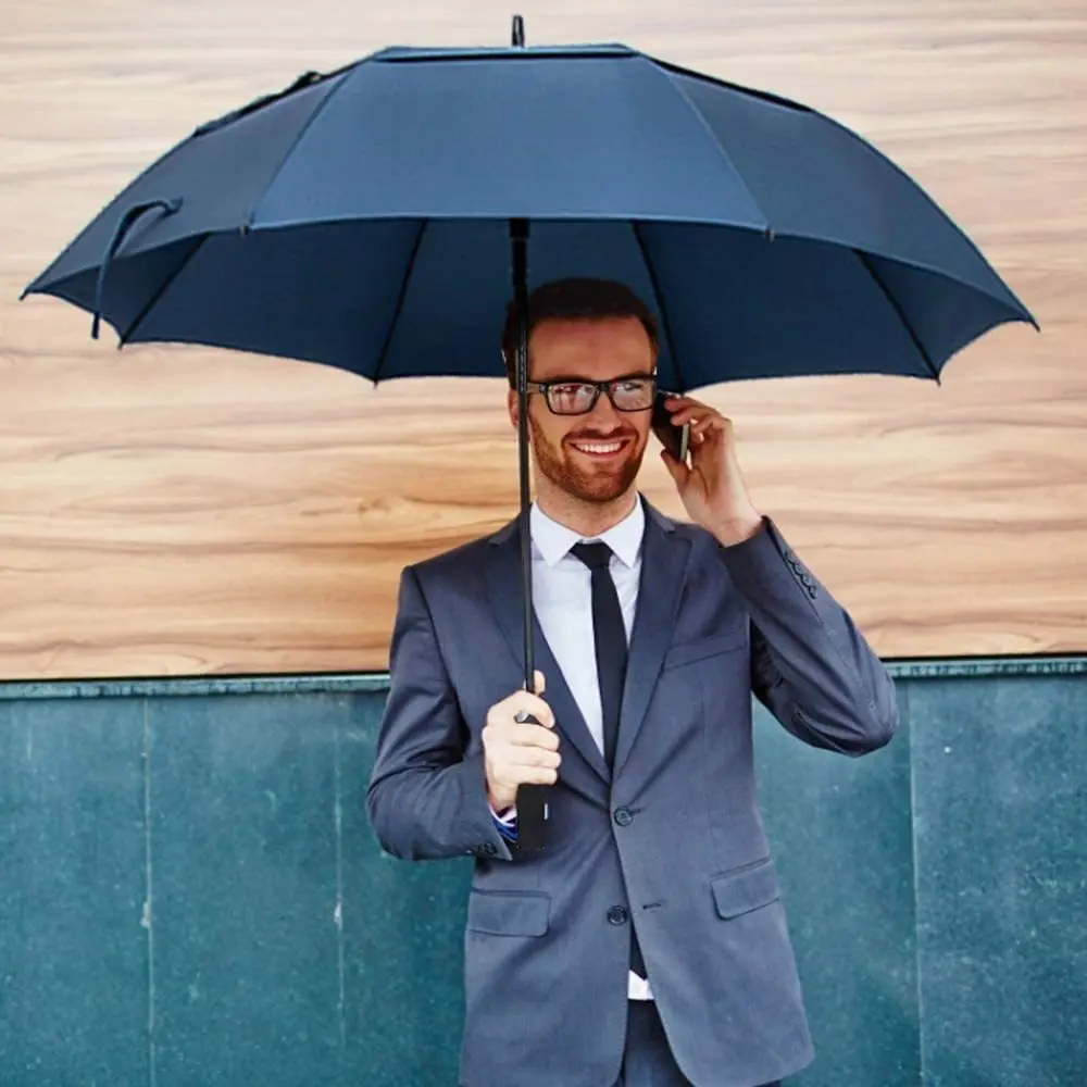 Зонт OK с принтом на заказ двухслойный зонт большого размера защитой от ветра подарок компании для гольфа