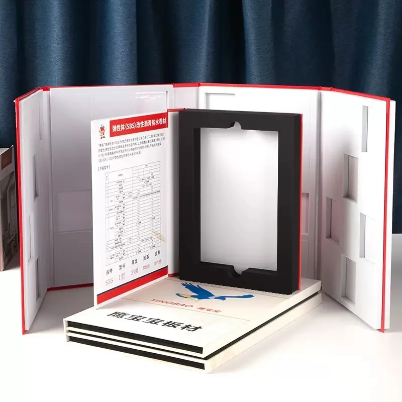 Commercial Product Sample Booklet High-quality Clear Design Printed Operating Manual Black Booklet for Electronics/ Sample Book