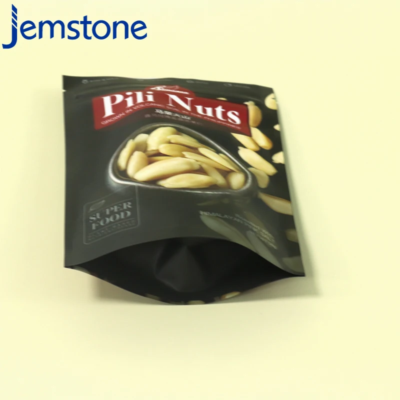 Custom Logo Printed Resealable Ziplock Aluminum Foil Mylar Stand Up Pouches Bags For Food Snack Packaging