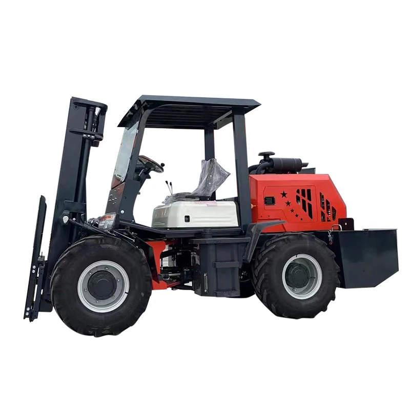 off road forklift truck electrico camping trailer 4x4 pallet vehicle diesel forklift used for off-road truck for sale