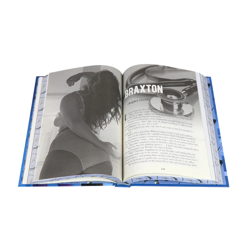 Book manufacturer custom print quality hardcover book with sprayed edges for authors, creatives and publishers