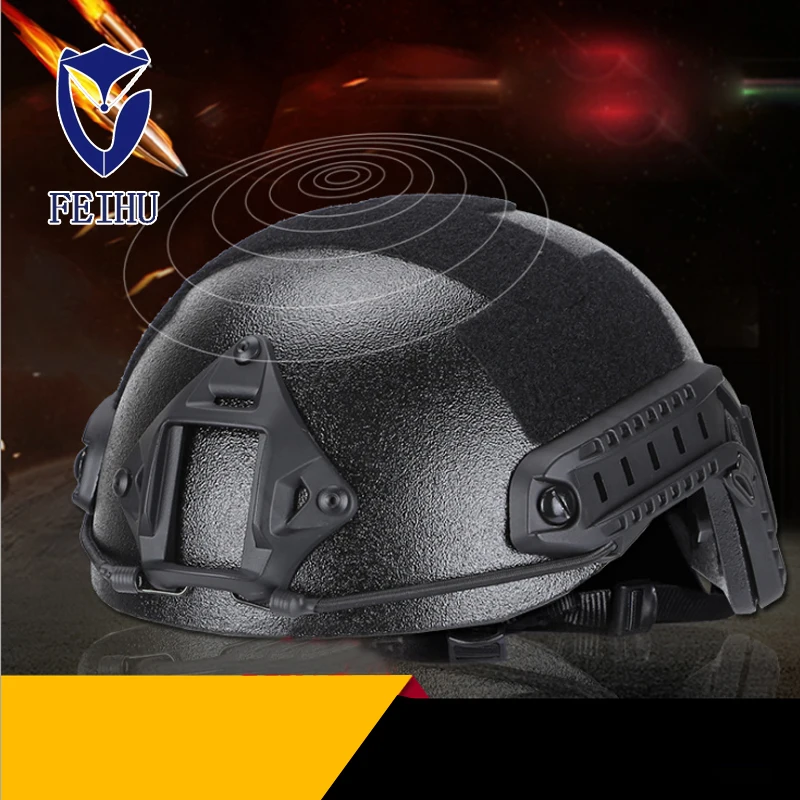 anti-riot Military bulletproof police motorcycle helmet PE
