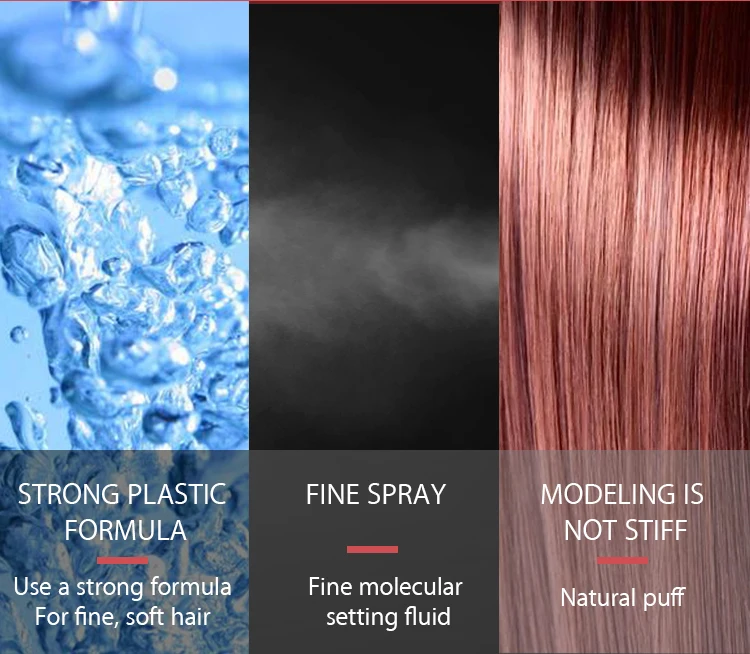 Private Label Strong Hold Hair Spray Wholesale Professional Hair Styling Spray Strong Hold For Salon Hairdressing