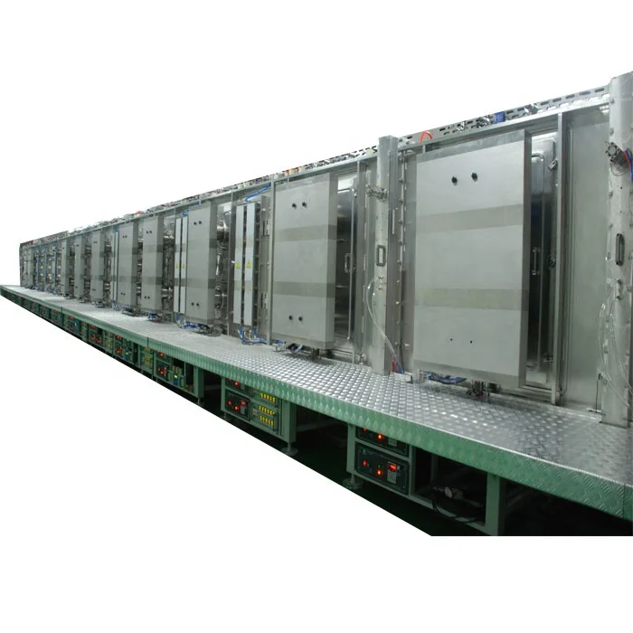Plane Glass Mirrors Curved Glass Mirrors Inline Vacuum sputtering coating line