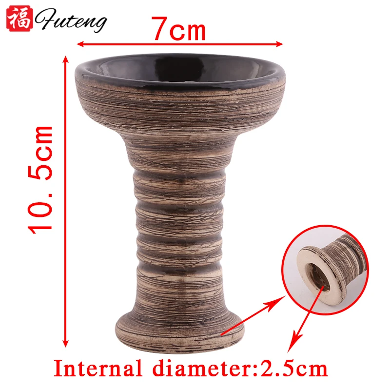 Manufacturer Shisha Ceramic Head Hookah Bowl High Quality New Design Wholesale Ceramic Shisha Bowl