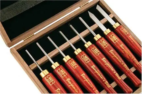 8pcs Mini Wood Turning Lathe Chisel Tool Set for woodworking