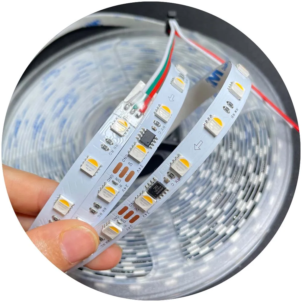 4 in 1 5 in 1 DC12V DC24V programming digital magic smd3535 smd3838 smd2835 5050 magic RGB RGBW RGBWW RGBCCT ic led strip