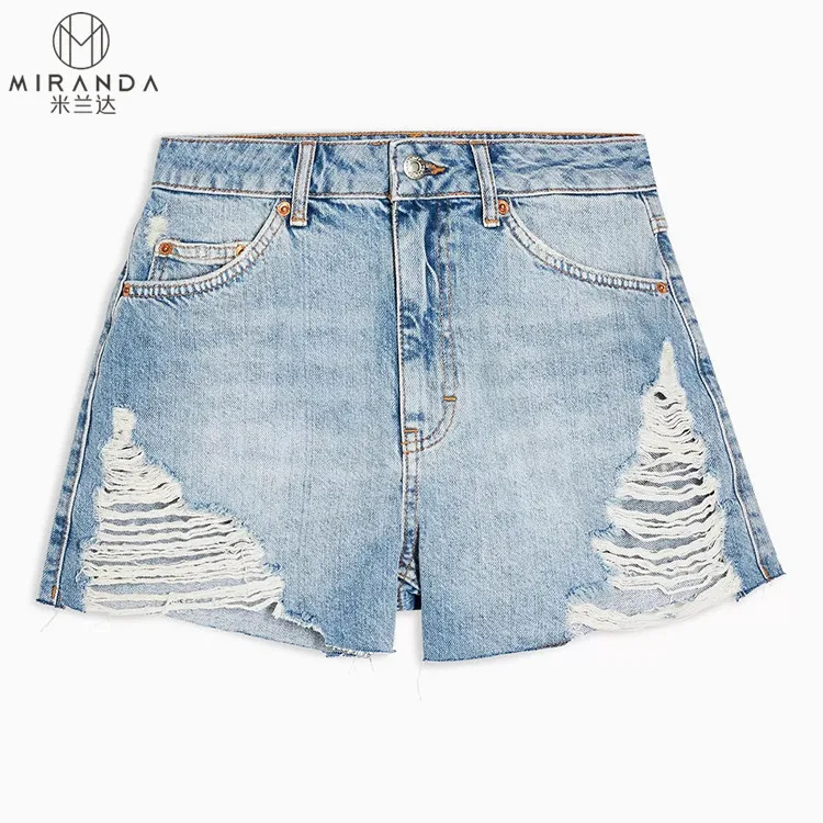 summer girls sexy snack denim frayed hem women shorts