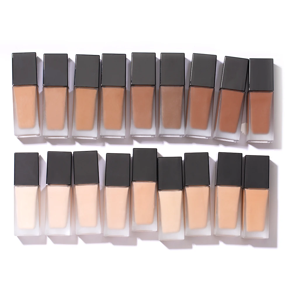 18 видов цветов высокого полный охват уход за кожей лица Матовая жидкая основа для макияжа СТМ Косметика основа для макияжа лица мощность
