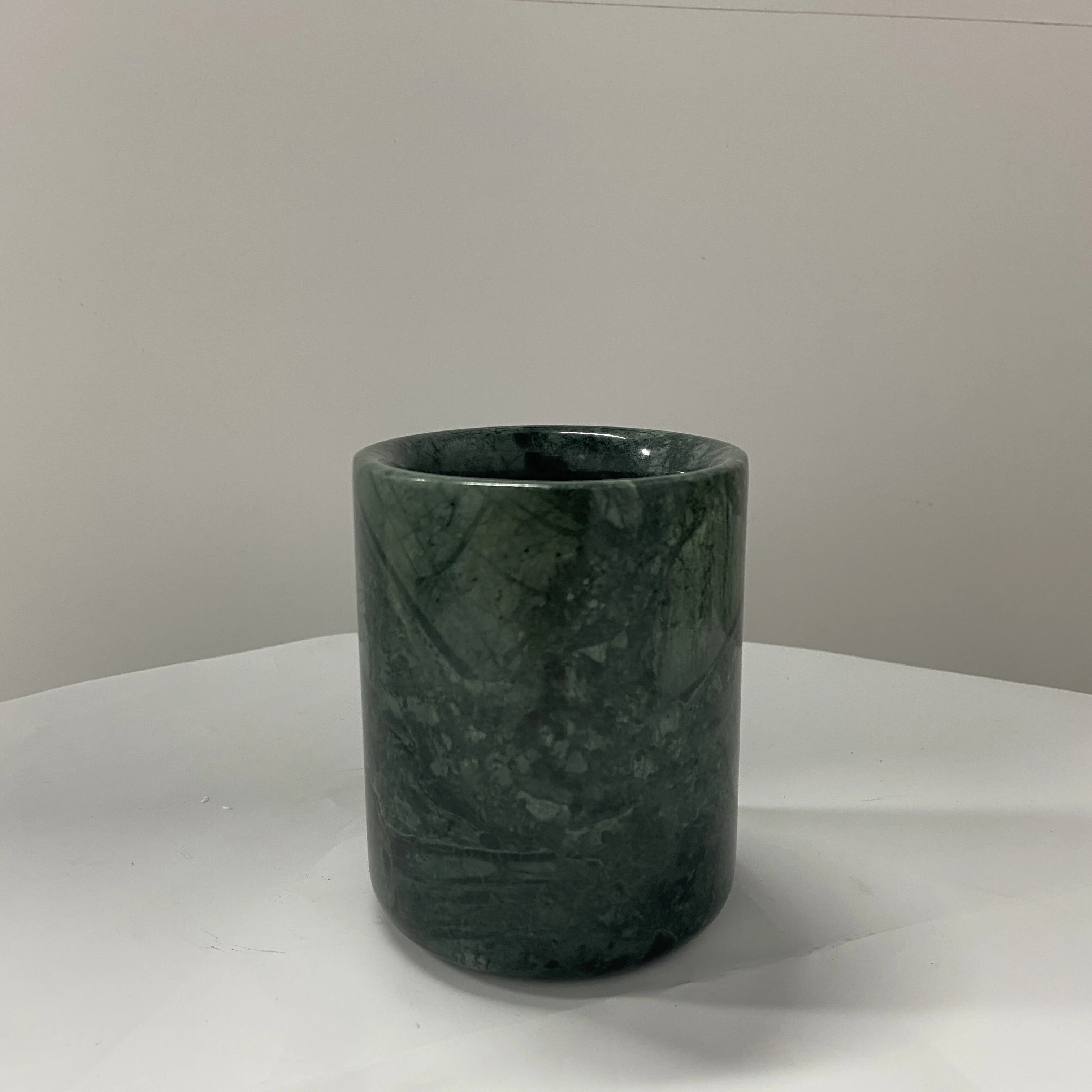 Пользовательские Роскошные элегантные дома с эффектом нефрита мрамора декор круглое дно оптом оникс мраморные свечи банки крышками