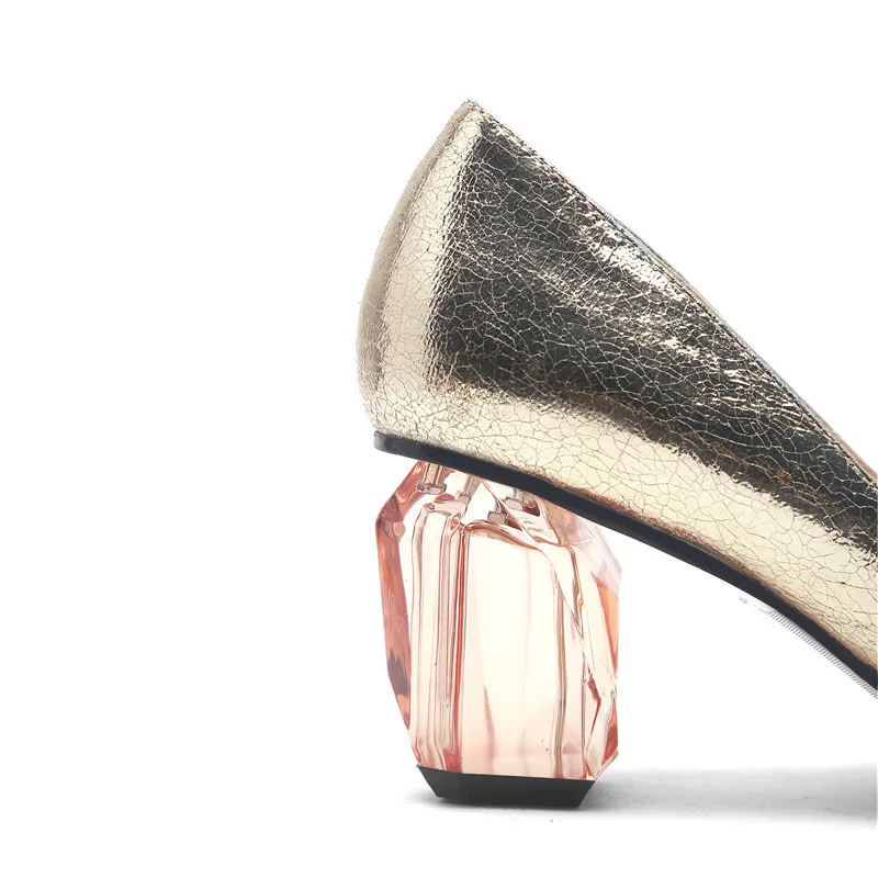 
Wholesale Price 6CM Crystal High Heels Women Stiletto Pointed Folds Material Ladies Pumps Shoes 