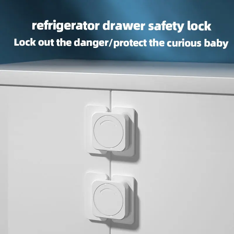 Baby Proof Safety Kitchen Cabinet Lock Multifunctional Cabinet Door Refrigerator Drawer Lock