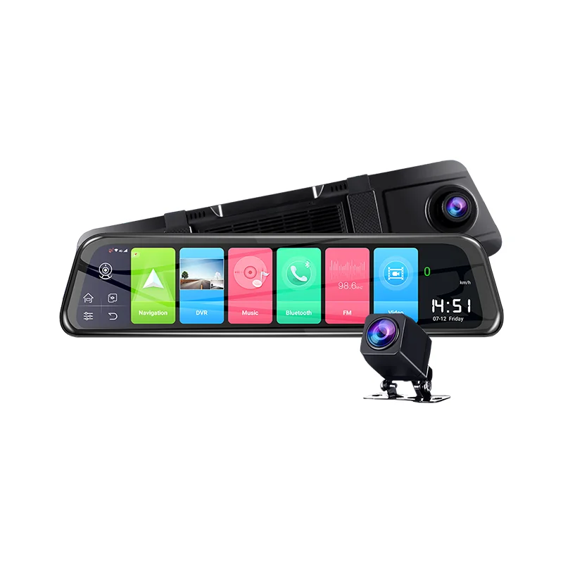 
Hot selling 1080p adas packing monitor gps navigation streaming dvr recorder android wifi 4g dash cam 