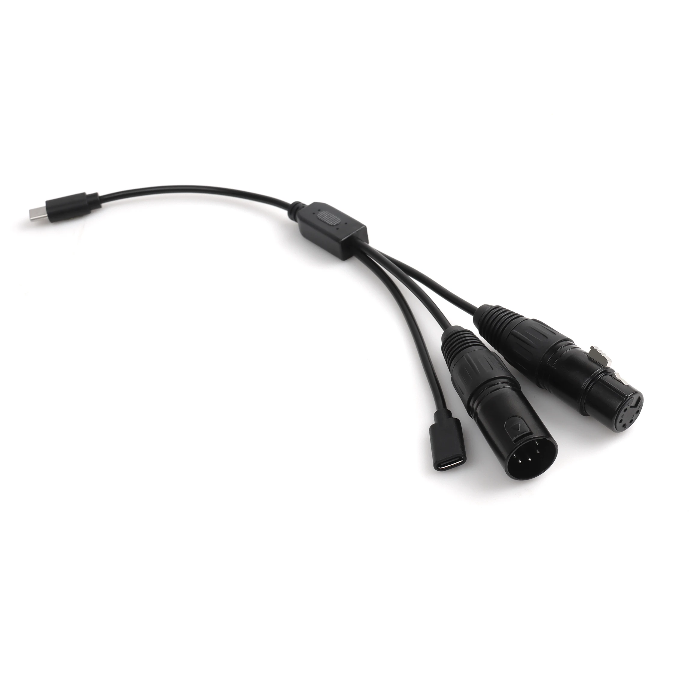 USB TYpe C midi Guitar cable 3Pin 5Pin XLR male to usb cable midi to usb-c