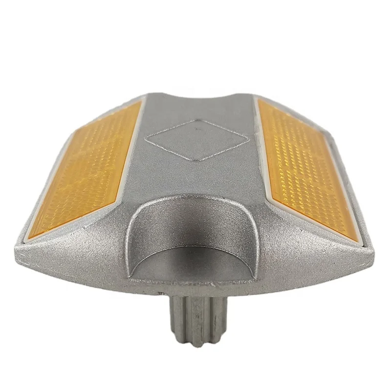 Aluminum Road Stud Double Sides Reflective Pavement Marker Reflecting Aluminum Road Stud