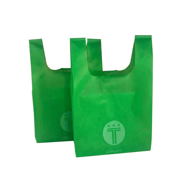 
Large one-shoulder non-woven eco-friendly foldable supermarket shopping bag 