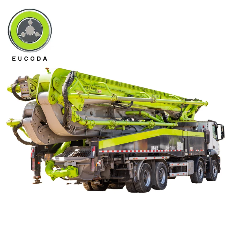 Good Price Of New Product 63M Hydraulic Pump Self Loading Concrete Mixer Truck With Pump