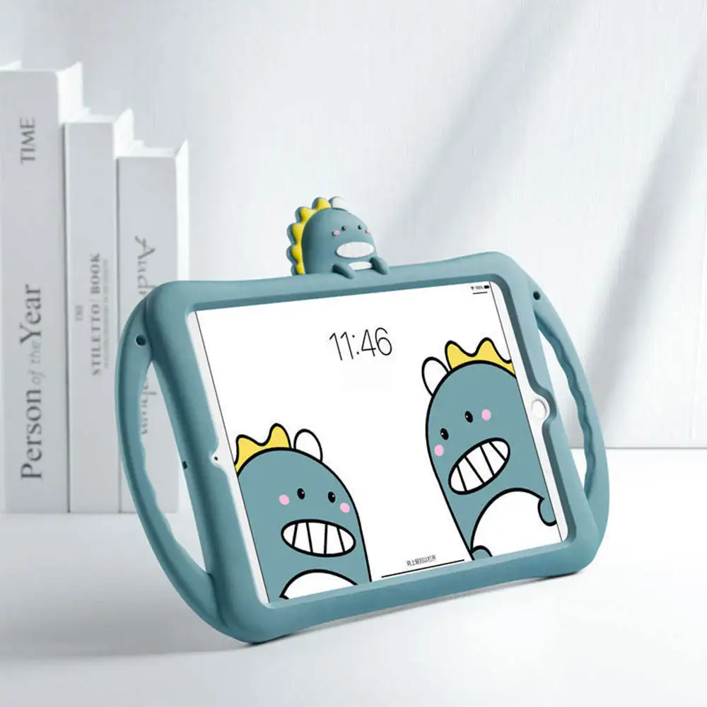 Manufacturer Custom Eco-friendly Dinosaur Pattern All inclusive Silica Gel Mobile Phone Case