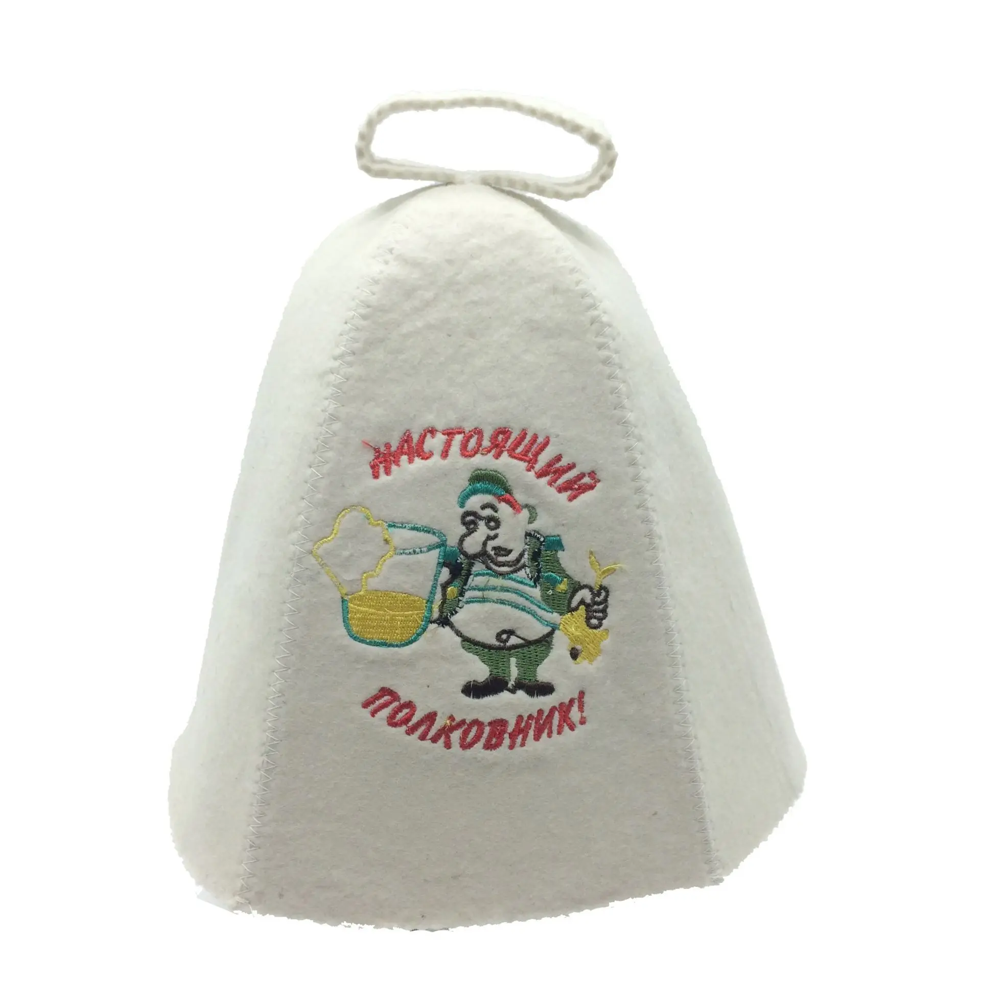 custom Natural Textile Sauna Hat White 100% Organic Wool Felt Hats Russian Protect Your Head Heat Sauna eBook Guide wholesale