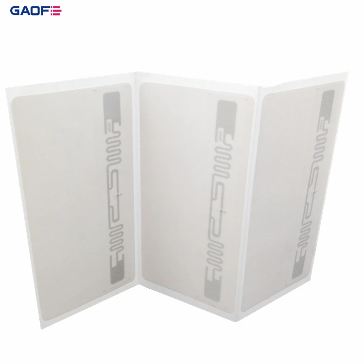 Long Range Anti Metal Barcode Adhesive UHF For Asset Management NFC Flexible On Metal Tag Contact Card Tag RFID Label sticker