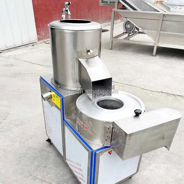 High Quality French Fries Cutter Potato Peeling Washing Cutting Machine Potato Peeler Machine Price